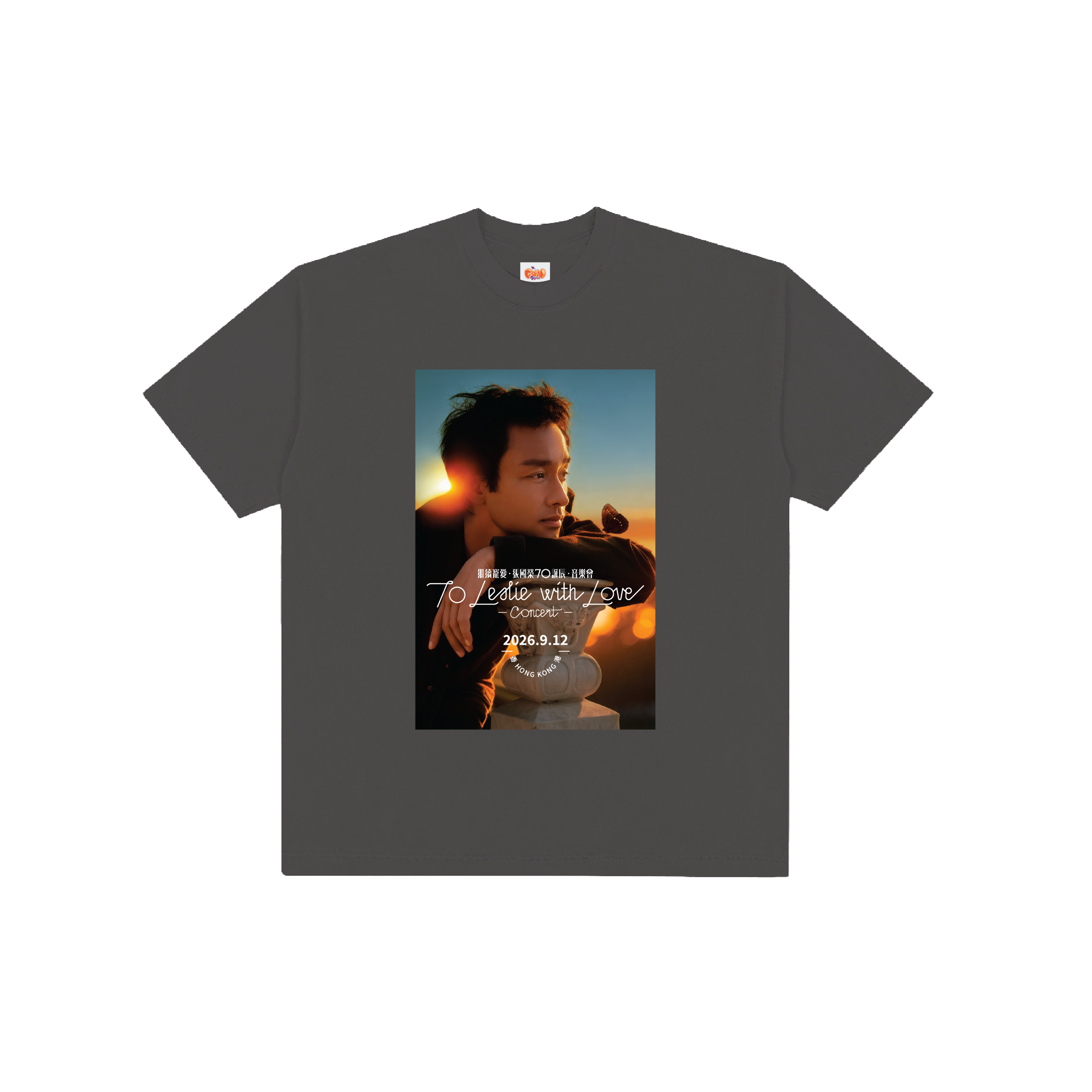Concert KV Tee Dark Gray Front